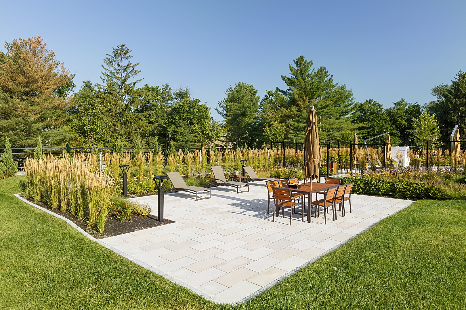 Bluestone dining terrace